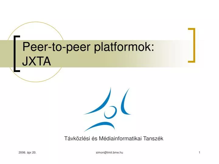 peer to peer platformok jxta