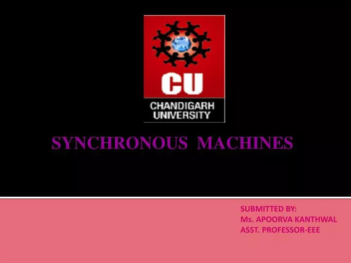 synchronous machines