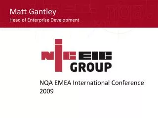 NQA EMEA International Conference 2009