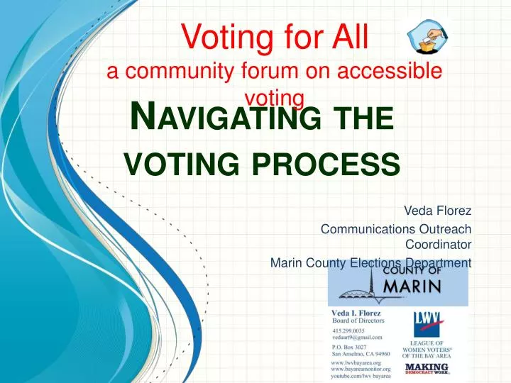 navigating the voting process