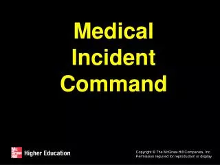 Medical Incident Command