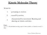 Understanding the Kinetic Molecular Theory of Gases - slide 1
