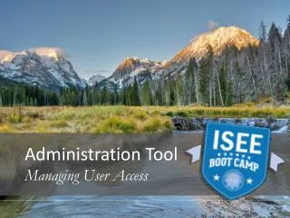 Administration Tool Managing User Access