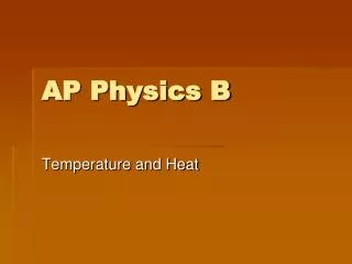 AP Physics B