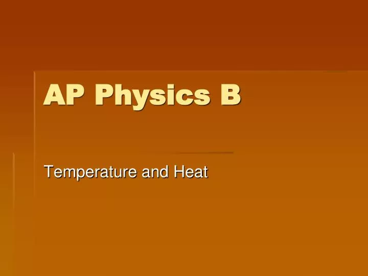 ap physics b