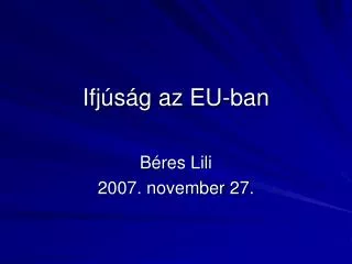 ifj s g az eu ban