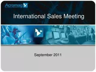 International Sales Meeting