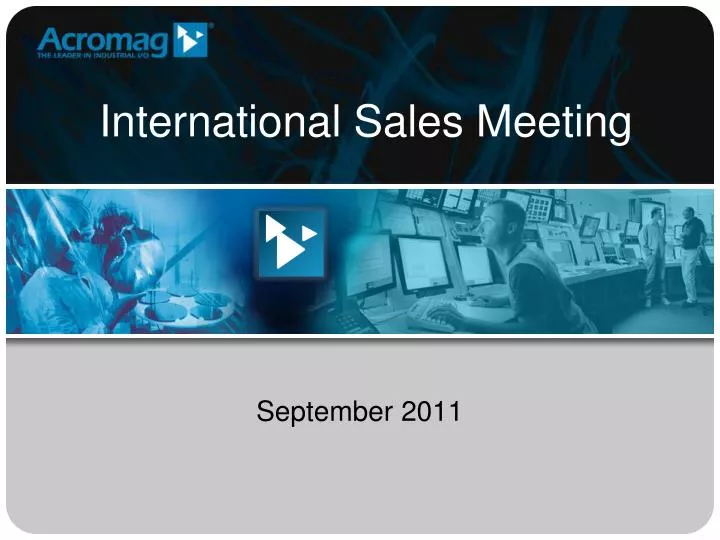 international sales meeting