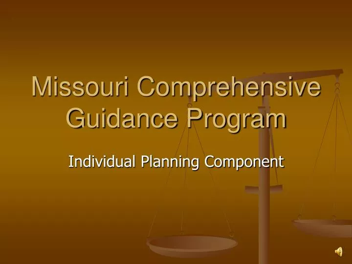 missouri comprehensive guidance program