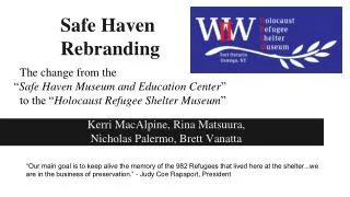 safe haven rebranding