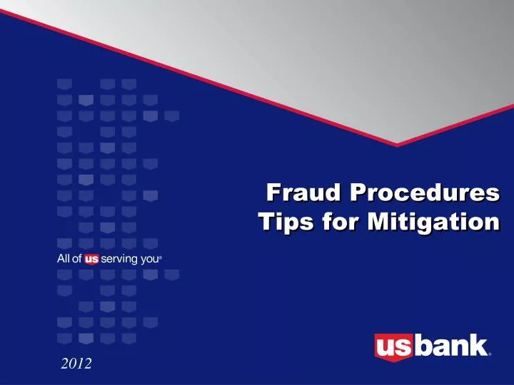 fraud procedures tips for mitigation