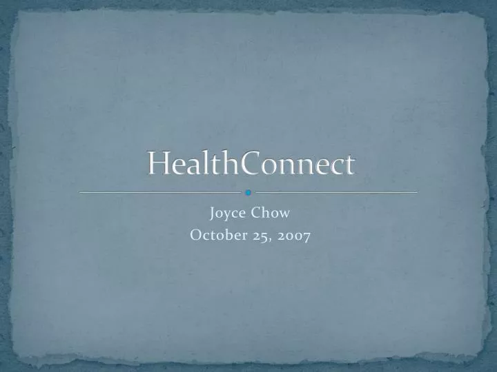 healthconnect