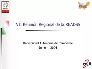 vii reuni n regional de la readss