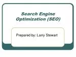 Search Engine Optimization (SEO) - slide 1