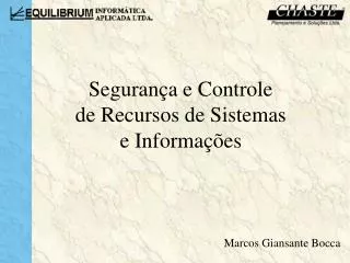 seguran a e controle de recursos de sistemas e informa es