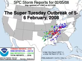 The Super Tuesday Outbreak of 5-6 February, 2008