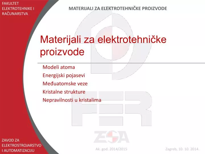 materijali za elektrotehni ke proizvode