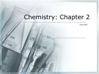 Chemistry: Chapter 2