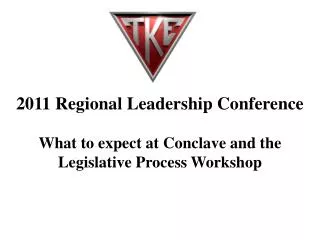 2011 Regional Leadership Conference