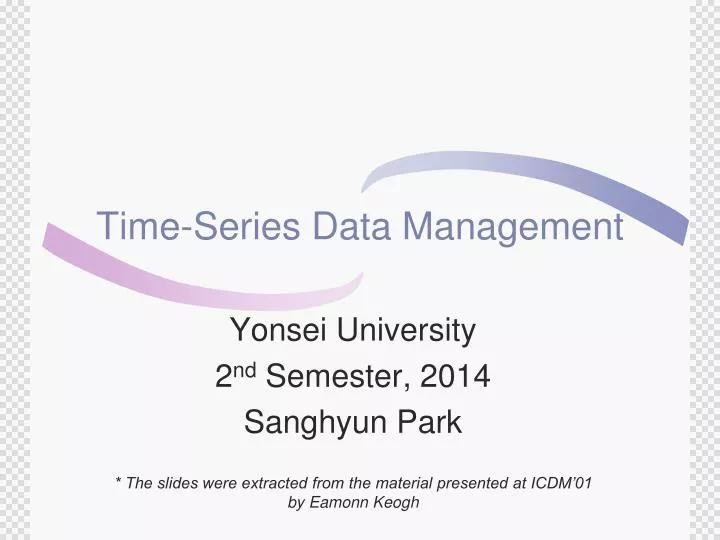 time series data management