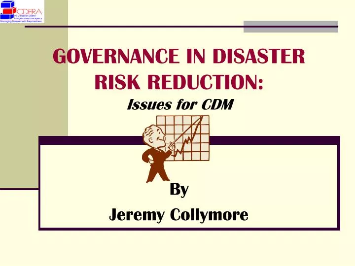 governance in disaster risk reduction issues for cdm