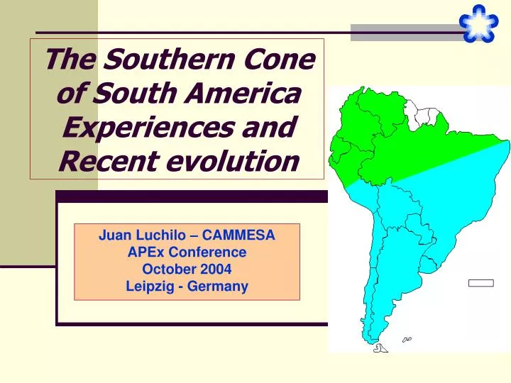 the southern cone of south america experiences and recent evolution