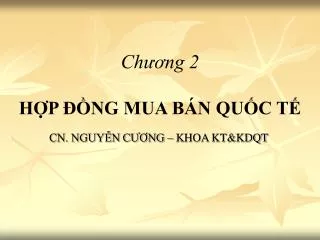 ch ng 2 h p ng mua b n qu c t