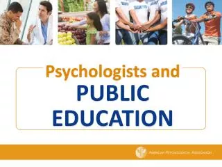 Psychologists and Public education