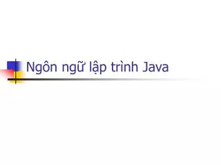 ng n ng l p tr nh java