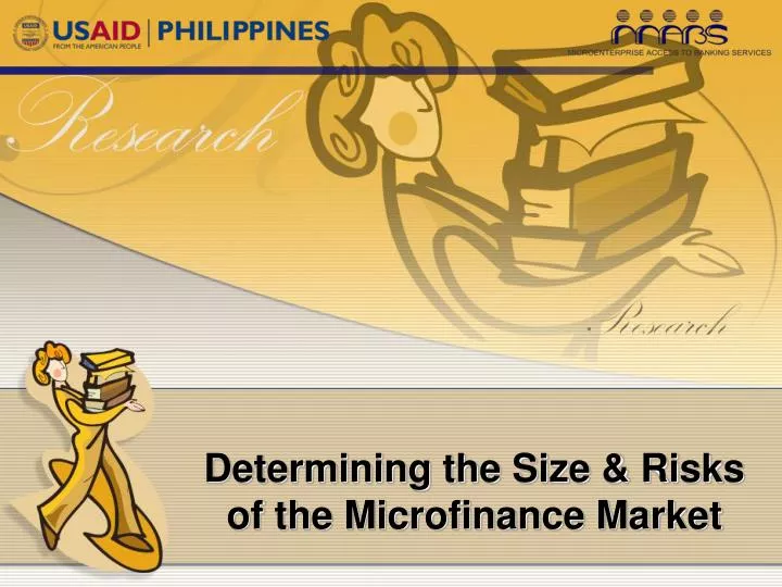 determining the size risks of the microfinance market