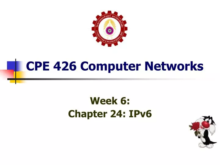 cpe 426 computer networks