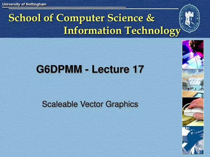 g6dpmm lecture 17