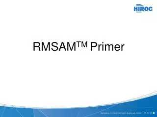 RMSAM TM Primer