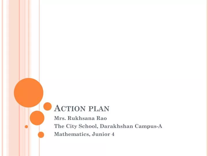 action plan