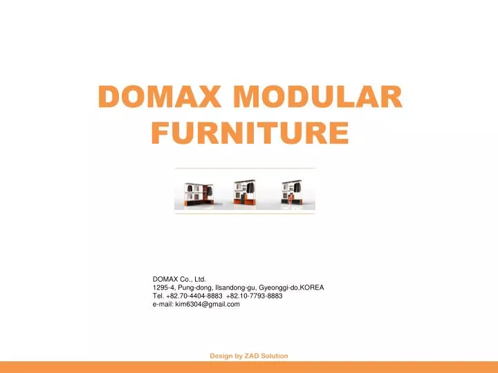 domax modular furniture