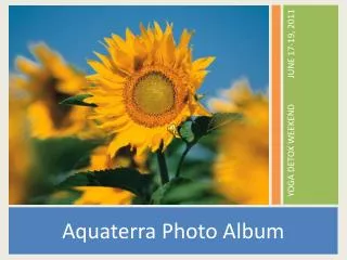 Aquaterra Photo Album