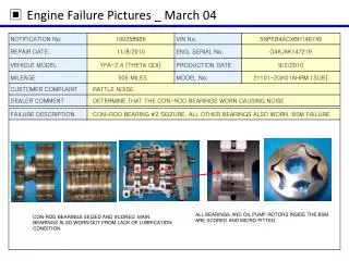 ? Engine Failure Pictures _ March 04