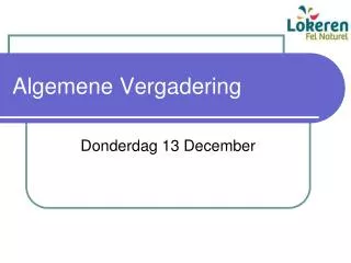 algemene vergadering