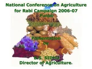National Conference on Agriculture for Rabi Campaign 2006-07 Punjab