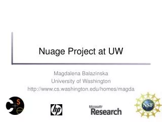 Nuage Project at UW