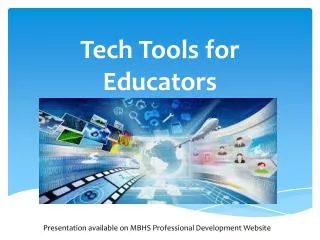 Tech Tools for Educators