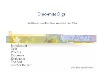 Dino-mite Digs