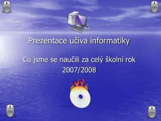 prezentace u iva informatiky