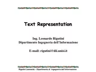 text representation