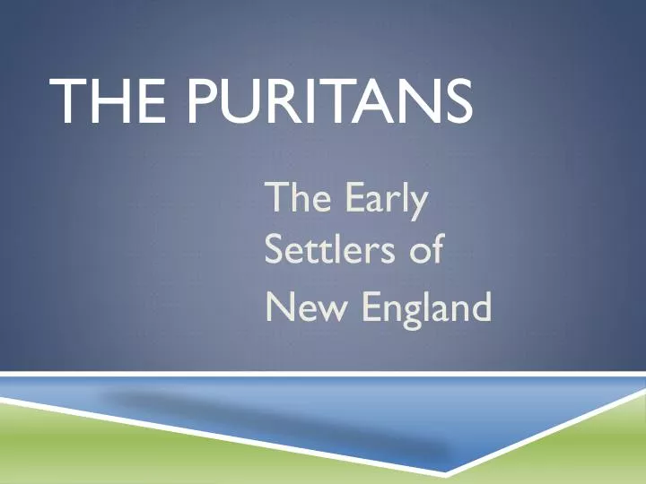 the puritans