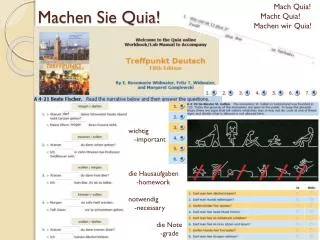 machen sie quia