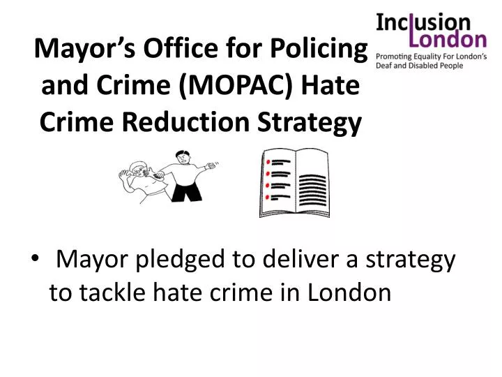 mayor s office for policing and crime mopac hate crime reduction strategy