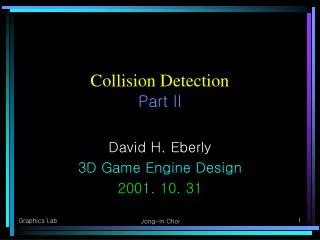Collision Detection Part II