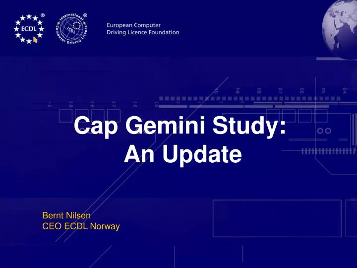 cap gemini study an update
