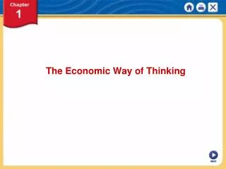 the economic way of thinking